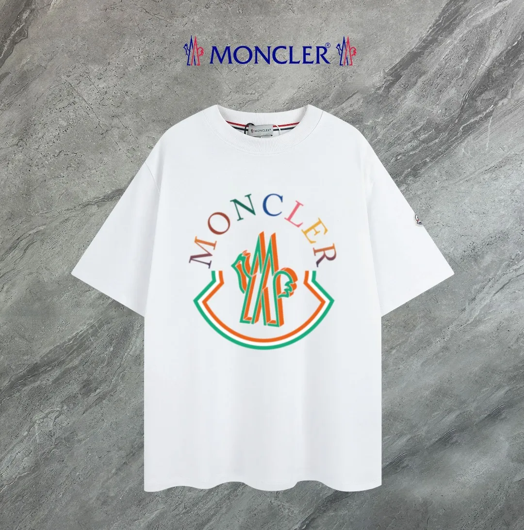 《Moncler~ 》2025New Arrival Quality T , Versatile Quality ！ ‼ 32 250G ‼ ， ， ， ， T 🤪 Sizes：S-M-L-XL-2XL ：Black，White， Same Style